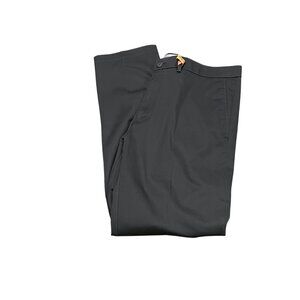 Haggar Iron Free Premium Khaki Mens Pants 36 X‎ 30 Gray Cotton Blend Flat Front
